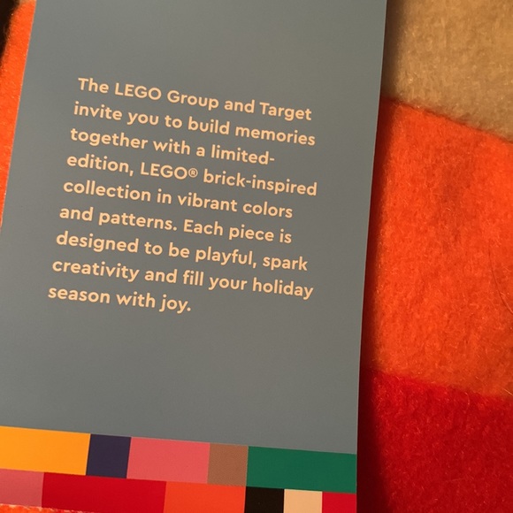 LEGO Limited Edition 20” Color Block Felt Stocking - Picture 9 of 10